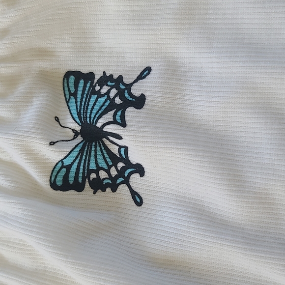 Skinny  girl top shein size xs white - Picture 2 of 4